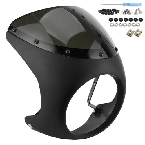 Déflecteur de carénage phare 7 pouces pour moto custom