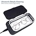 QIUJIN Ultrasonic Cleaner, Portable Household Professional Ultrasonic Machine for Jewelry, Eyeglasses, Rings, Coins, Denture, Utensils, Chain