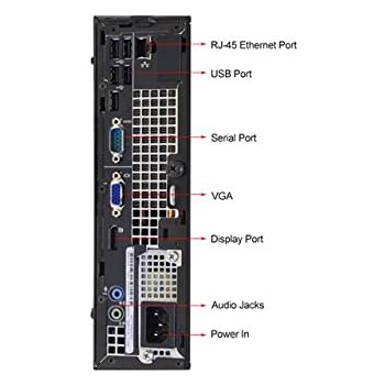 Amazon Com Dell Optiplex 790 Ultra Small Form Desktop Pc Intel Core I3 21 3 3ghz 8gb 240gb Ssd Windows 10 Professional Renewed Computers Accessories