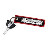 KEYTAILS Keychains, Premium Quality Key Tag for Motorcycle, Scooter, ATV, UTV [4 Wheels Move the...