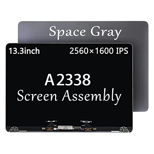 Image of A2338 M2 Screen Replacement for MacBook Pro Retina M2 A2338 EMC 8162 MNEH3LL /A Full LED LCD Screen Display Assembly Grey