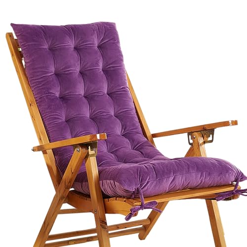GAOXIAO Cojín para Tumbona,Cómodo Plegablecolchoneta Hamaca Jardin, Antideslizante Classic Texturas Silla Almohadón para Interiores Y Exteriores, Jardín, Terraza Sofa Patio Viaje