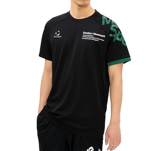 MOVESPORT(���[�u�X�|�[�c) �����V���c �f�T���g �o���[ �z������ �����₷�� ���O���t�B�b�N �w�ʈꖇ�\�� �J���o���L�x �v���N�e�B�X�V���c ���j�Z�b�N�X �����Y ���f�B�[�X �g���[�j���O SV6SHT04U_BKGR_M