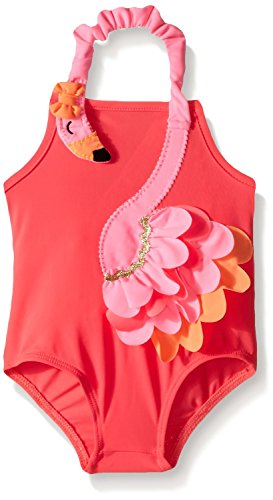 Mud Pie Little Girls Flamingo Swimsuit (12-18 months)