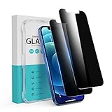 SYNCWIRE Lot de 2 films de protection d'écran anti espion pour iPhone 12/12 Pro   Dureté 9H   Incassable   3D   Sans bulles