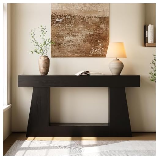 Rustic Farmhouse Console Table Design