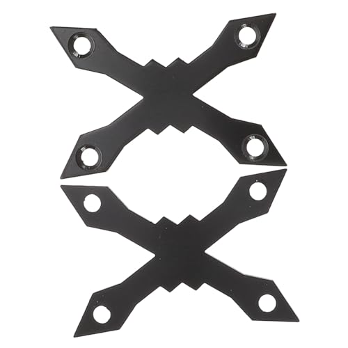 Toddmomy 2pcs Anti-sag Gasket Skateboard Hardware Slide Plate Aluminum Support for Sink Repairing Gasket for Professional Use