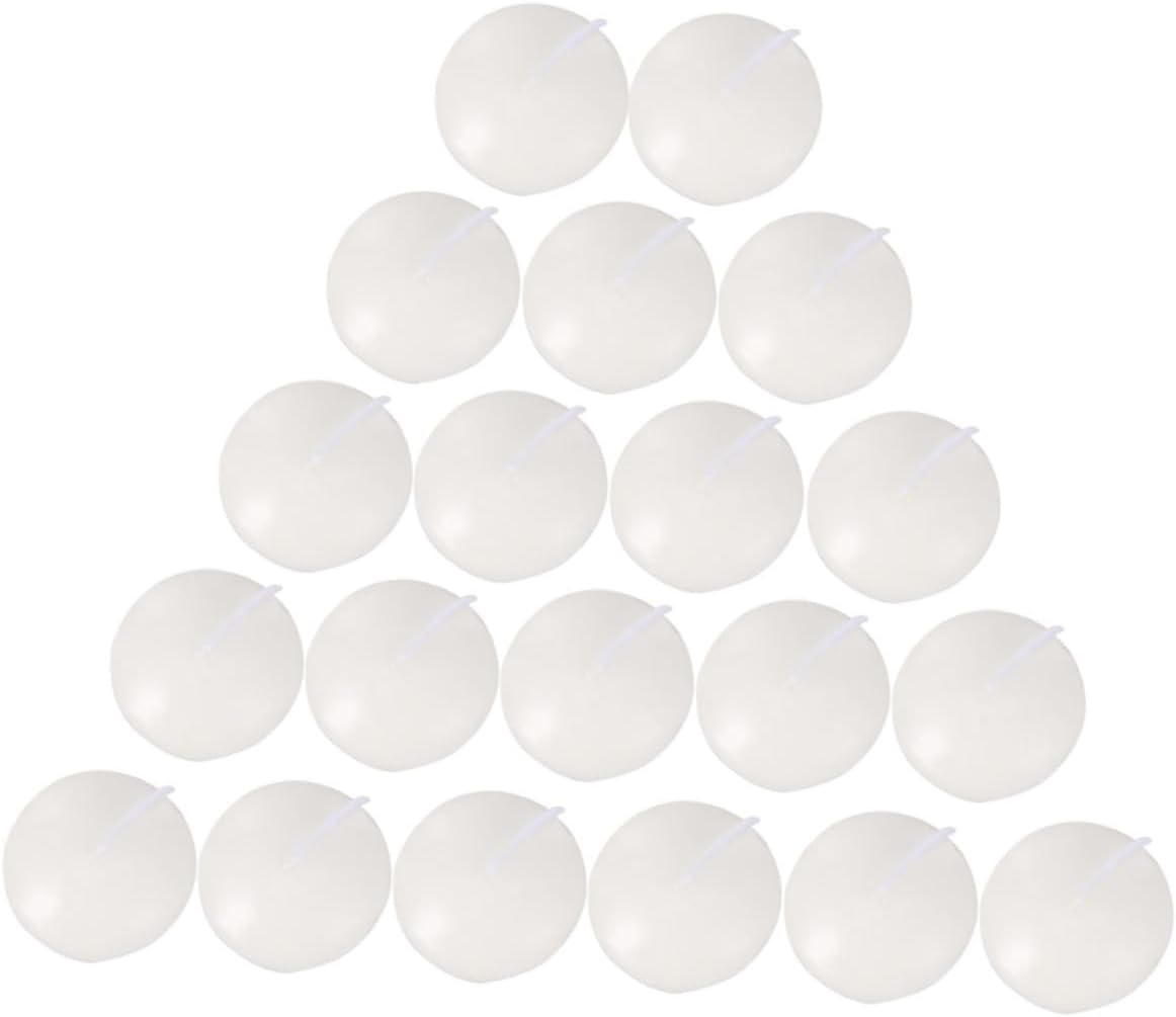 STOBAZA 100pcs Floating Candles for Weddings and Events Unscented Decorative Spherical Paraffin Candles for Centerpieces and Illuminating Parties for Valentine Day and Anniversaries