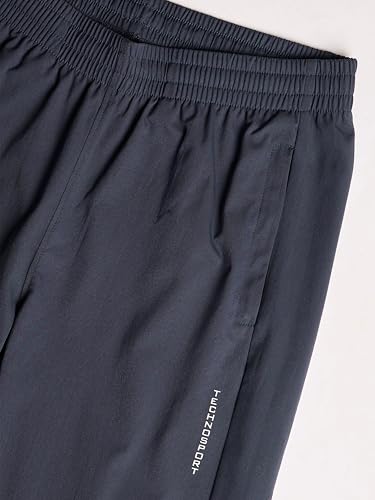 Image of TECHNOSPORT Men Colorblock Slim Fit Sports Trackpants TS Flexi Polyester Mid Rise Drawstring Track Pant for Men Pockets Gym Workout Running Joggers Casual Quick Dry