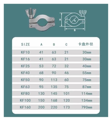 Support d'installation rapide KF80 en inox 304 durable et étanche - 7