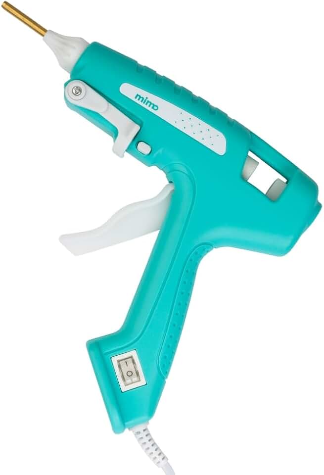 Mimo - Pistola Cola Quente Profissional 60W – Bivolt, Kit Completo com Protetores e Bico Longo