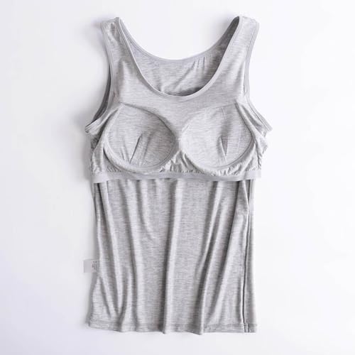 T-shirt léger à fines bretelles anti-compression avec bonnets
