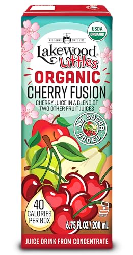 54 fl oz Littles Organic Cherry Fusion Juice Boxes - 8 Count