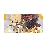 ルーシー ゼンゼロ マウスパッド ゴム製 防水材質 滑り止め 耐久性良い 薄型 ゲーミング用 オフィス用 手首クッション 萌えグッズ かわいい ゲームキャラクター