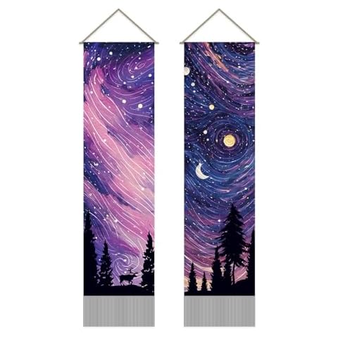 AHANDMAKER Fantasy Night Sky Tapestries Cover