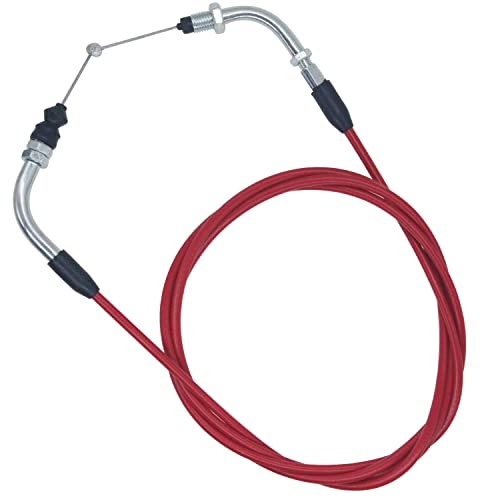 amavoler 78" Throttle Cable Gas Cable Accessory Fit for GY6 50cc 150cc QMB139 Chinese Roketa Jonway Taotao VIP Future Champion Lacer Peace Wildfire Bws Scooter Moped Parts. (Red) by amavoler - Used condition - US$7.51