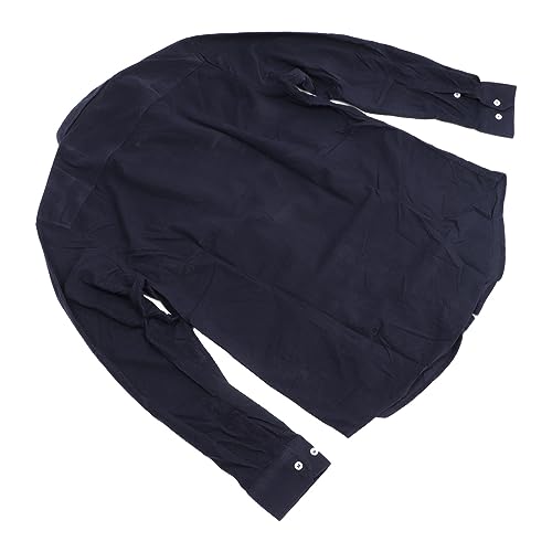 Blusa Masculina Casual de Manga Comprida, Tecido Macio, Camisas Masculinas Casuais de Manga Comprida