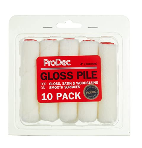 ProDec 10er-Pack 100-mm-Mini-Farbroller aus Glanzflor-Mohair für eine – Ansicht 2