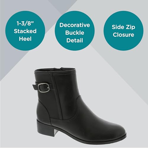 Masseys Women's Millie Ankle Boot with Buckle Detail3