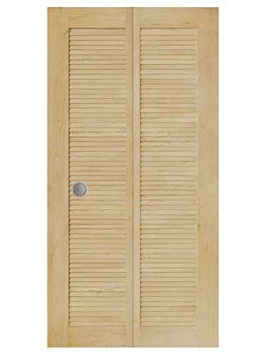 壁紙屋本舗 ふすま紙 シールタイプ 北欧 洋風 クローゼットドア風 木目柄 200cm × 100cm 1枚単位 ふすま リメイクシート 襖紙 防水 ルーバー ライト【受注生産品・キャンセル不可】