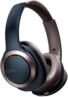 Cleer Audio - Enduro ANC Noise Cancelling Headphones - Long Lasting 60 Hour Battery - Ambient Sound Levels - Bluetooth Headphones - Smart Controls with Cleer+ App - Navy