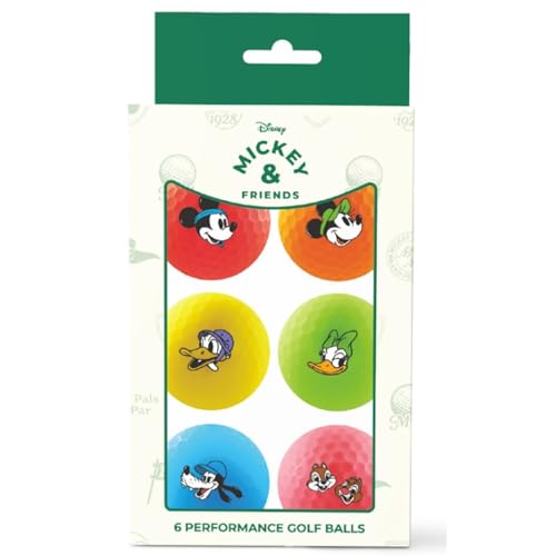 Volvik Mickey & Friends Disney Vimat Golf Balls (6 Pack,