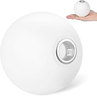 Vista 1 de Pantalla de lámpara de globo de vidrio esmerilado de 3.93 pulgadas, reemplazo redondo para decoración de luz colgante G9