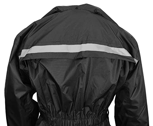 Nelson-Rigg Standard Solo Storm Jacket, Hi-Vis Yellow/Black, Large #TOP6