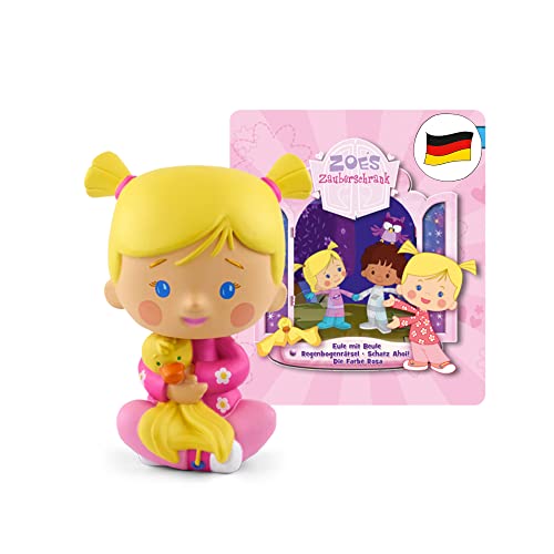 tonies Hörfiguren für Toniebox, Zoés Zauberschrank – Eule/Regenbogenrätsel/Schatz AHOI/Farbe Rosa, Hörspiel für Kinder a...