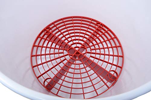 The Grit Guard Insert (Red) - Fits 12 Inch Diameter Bucket #TOP1