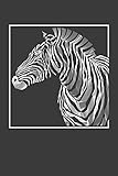 Zebra: Liniertes DinA 5 Notizbuch für Animal Tier-Fans und Tierliebhaber Wildtier Liebende Notizheft
