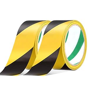 YTBUBOR Sicherheitsklebeband 2 Rollen 48mm