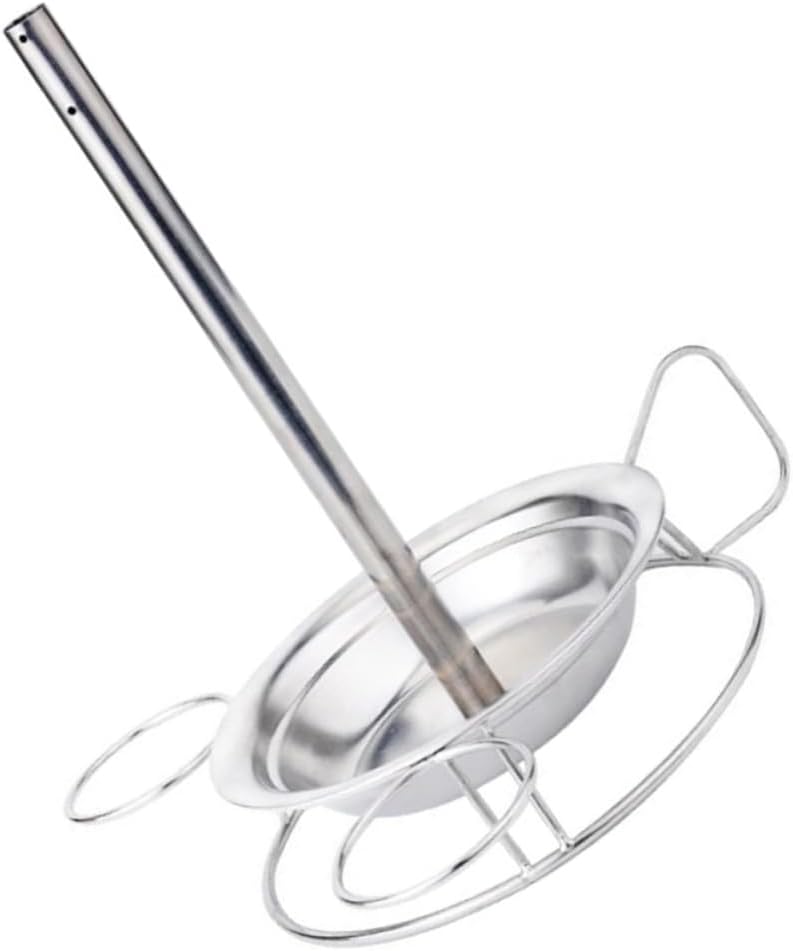 Garneck Ergonomic Design Chicken Grill Rack Roast Chicken Turkey Grouse Goose Duck Drip Tray Stainless Steel