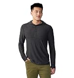 Mountain Hardwear Men's Chill Action Hoody, black heather, Medium