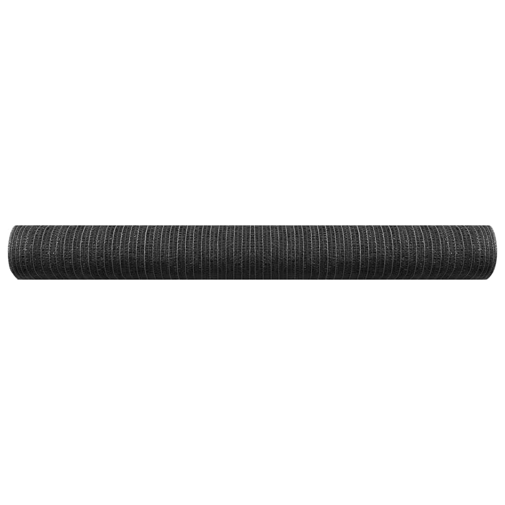vidaXL Siatka cieniująca, antracytowa, 2 x 25 m, HDPE, 195 g/m²