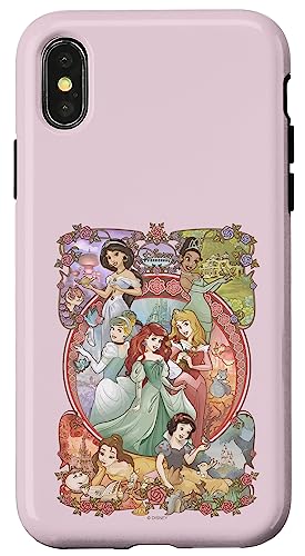 Coque iPhone X XS Disney Princesses design artistique pour sublimer vos photos et miroirs