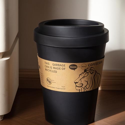 Caneca de basura creativa forma taza 23.5x33.5 cm miniatura 5