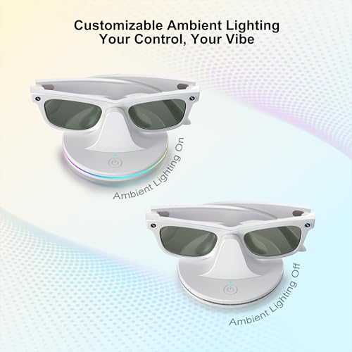 Estación de carga para gafas inteligentes con acabado premium en color blanco 6