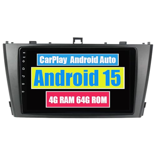 RoverOne Bilstereo CarPlay Huvudenhet för Toyota Avensis T27 3 III 2009-2015 Android Auto Pekskärm Satellitnavigering Bluetooth WiFi Radio Spelare