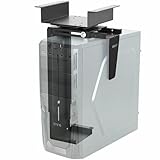 VIVO Verstellbare Halterung für Büro-PC01-SB unter Schreibtisch und Wand, 8,9 cm bis 19,8 cm breit, Computergehäuse, CPU-Maschinenhalter, Ständer mit Drehgelenk und Abstandshalter, hält 10 kg, Schwarz