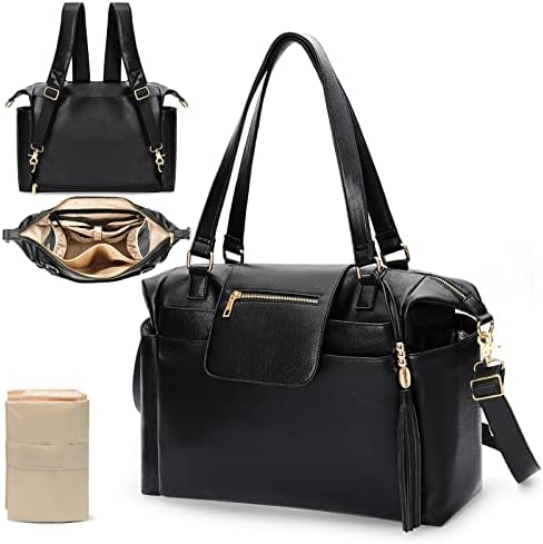 Diaper Bag Tote Leather Diaper Bag Backpack by Omanmoli Large Tote Diaper Bag Baby Travel Bag