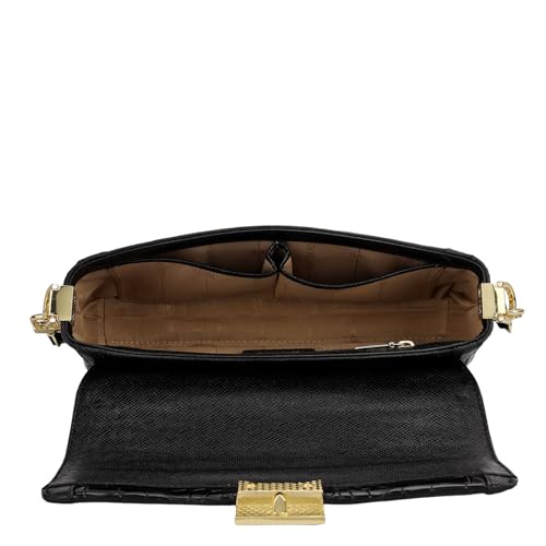 Image of Da Milano Leather Shoulder Bag for Women (01939OL)
