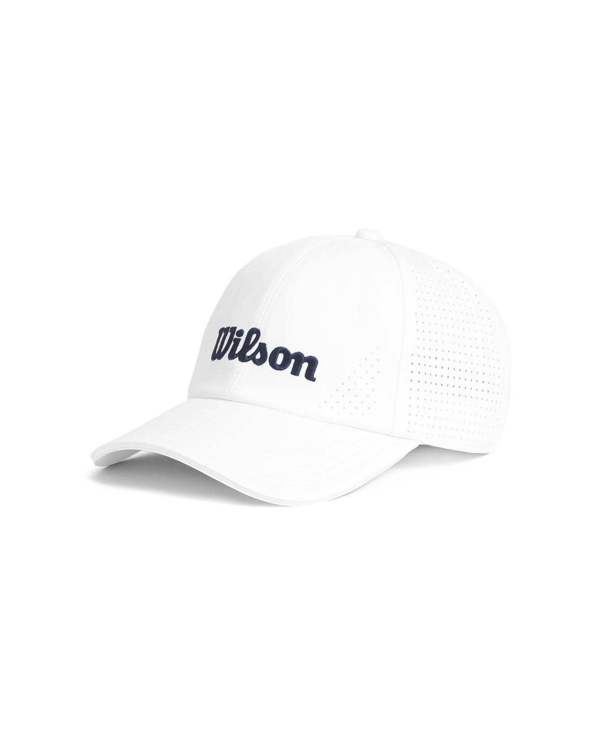 Wilson Unisex Bright White Active Perforated Tennis Cap, Size S/M