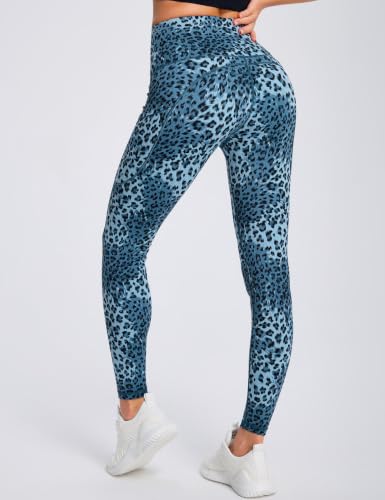 Image of THE GYM PEOPLE Thick High Waist Yoga Pants with Pockets, Tummy Control Workout Running Yoga Leggings for Women