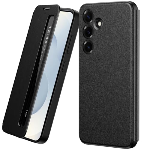 For Samsung Galaxy S26 Ultra/S26 Plus/S26 �p�P�[�X�A�X�}�[�g�E�F�C�N���U�[�T�C�h�E�B���h�E�J�o�[�J�����ی�V�F��(��,S26)