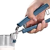 Pince à friteuse à air sans tracas : manipulez sans effort les plaques chaudes sans vous brûler les doigts. Les propriétés anti-brûlure et d'isolation thermique de notre pince garantissent la sécurité tout en retirant les plats cuits ou cuits quotidiens des casseroles chaudes ou du micro-ondes.