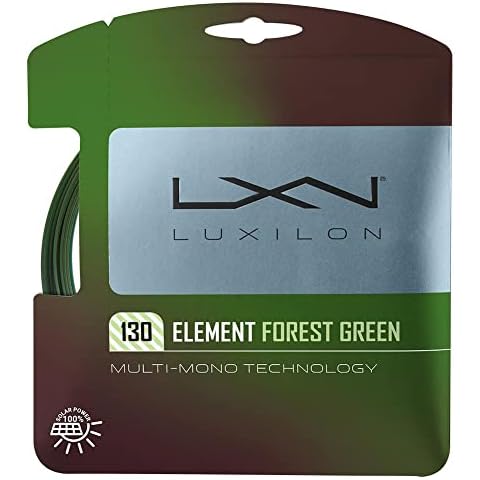 Luxilon Element Forest Green 130 Tennis String Green Cover