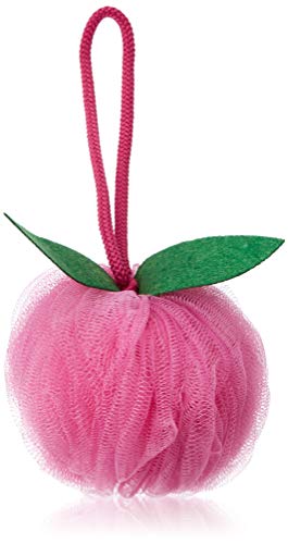 Amazon Brand – Solimo Luxury Bath Sponge, Hot Pink