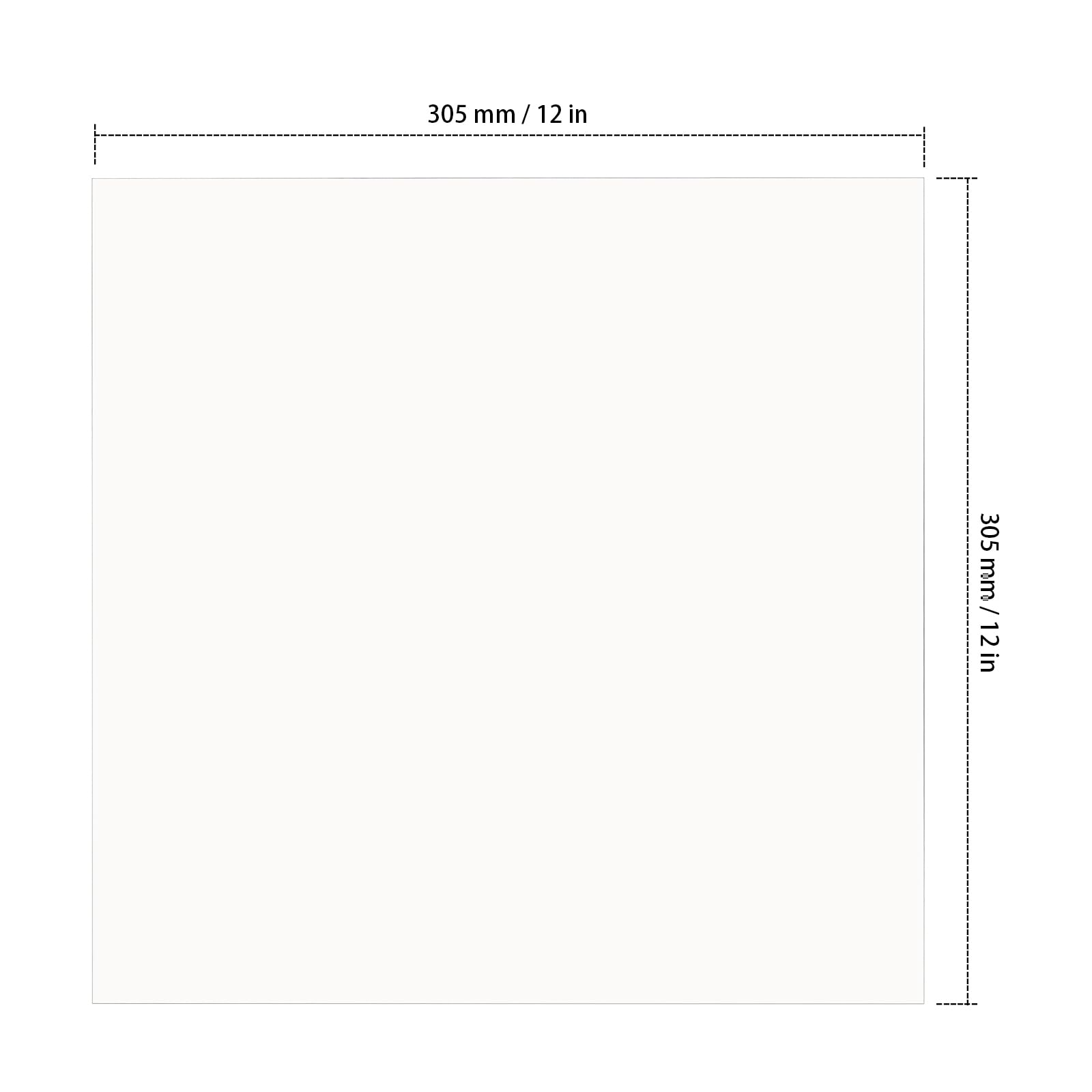 ZEONHAK 50 Pcs 10 Mil Blank Stencil Sheets,0.25mm x 30cm Square Translucent Stencil Material Sheet for Stencils Crafts - Image 2