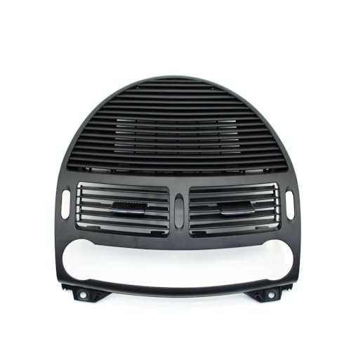 Grille de ventilation centrale W211 pour tableau de bord avant Benz Classe E 2003-2008 noir